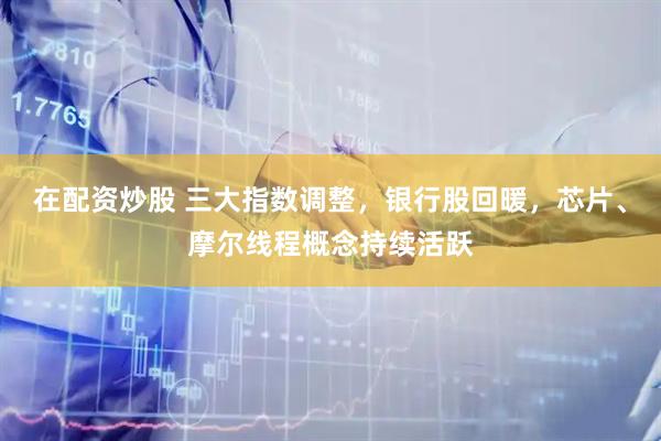 在配资炒股 三大指数调整，银行股回暖，芯片、摩尔线程概念持续活跃