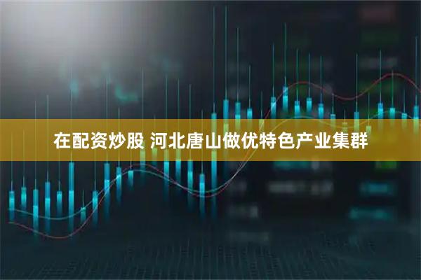 在配资炒股 河北唐山做优特色产业集群