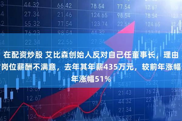 在配资炒股 艾比森创始人反对自己任董事长，理由是对岗位薪酬不满意，去年其年薪435万元，较前年涨幅51%