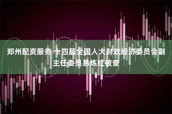 郑州配资服务 十四届全国人大财政经济委员会副主任委员易炼红被查